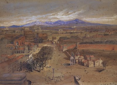 View of the Roman Forum by Sabatini